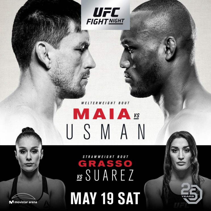  [UFC] 우스만 8연승, 레예스는 1라운드 KO승…UFN 129 결과