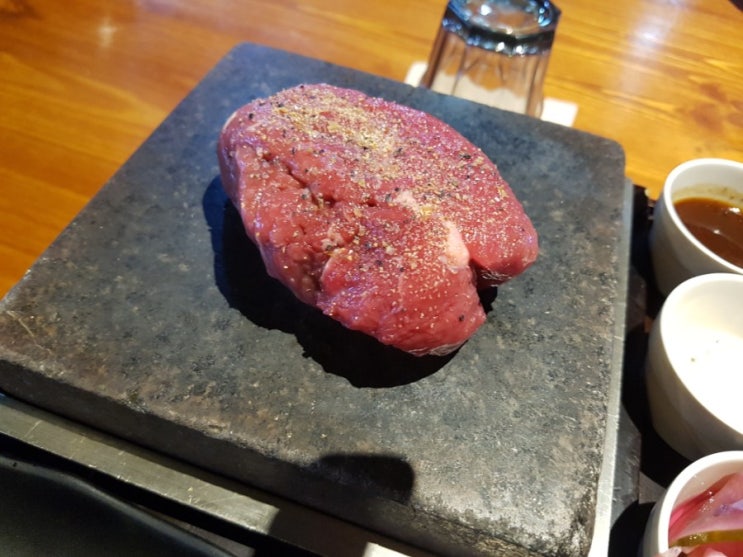  전주 신시가지 블랙스톤에서 스테이크를~!