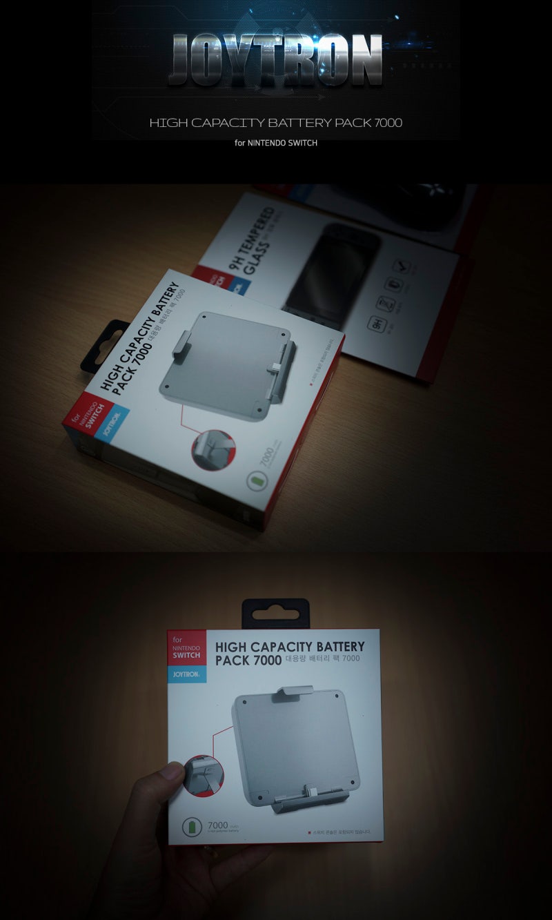 닌텐도 스위치] 스위치의 사용시간을 늘려주고, 스탠드역할까지~! 조이트론 대용량 배터리팩 7000 for NINTENDO SWITCH  : 네이버 블로그