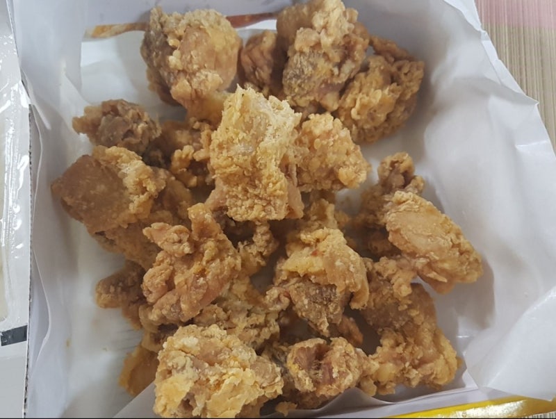 에어프라이어로 먹다 남은 치킨 데우기 네이버 블로그