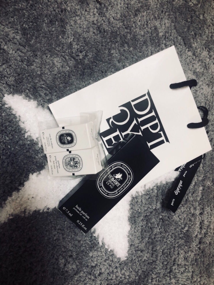  diptqyue 딥디크 롬브르단로 롤온 퍼퓸오일 L'OMBRE DANA L'EAU perfume oil