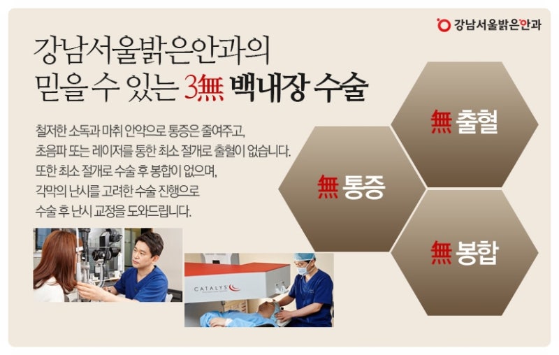 역삼동 노인의 백내장 수술 안과 추천 고민을 끝냅시다.
