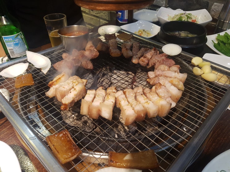 외도맛집 숯불구이 흑돼지가 맛있는 삼춘이야기