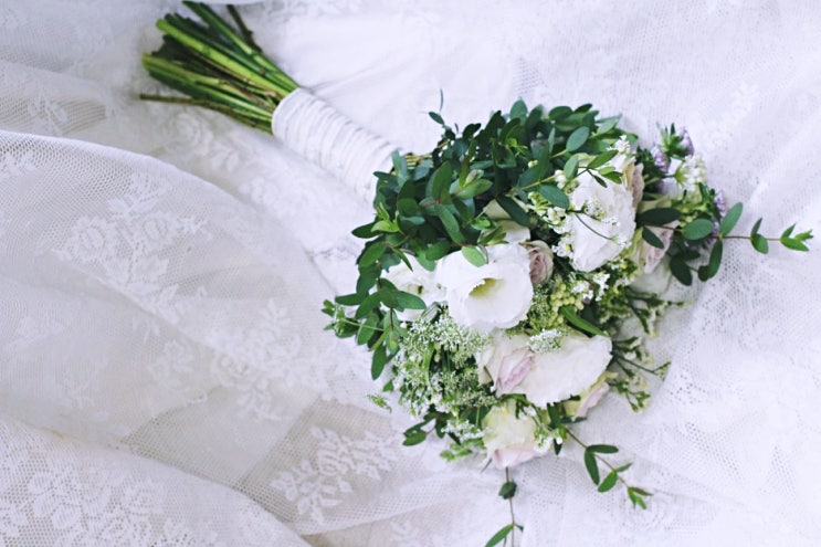  unlooked for blessing wedding bouquet :  내추럴 본식 부케