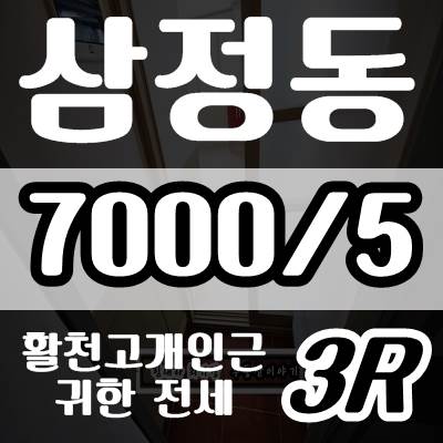  김해 쓰리룸 전세 매물 삼정동 복음병원 인근 김해전세 찾고 있나요?