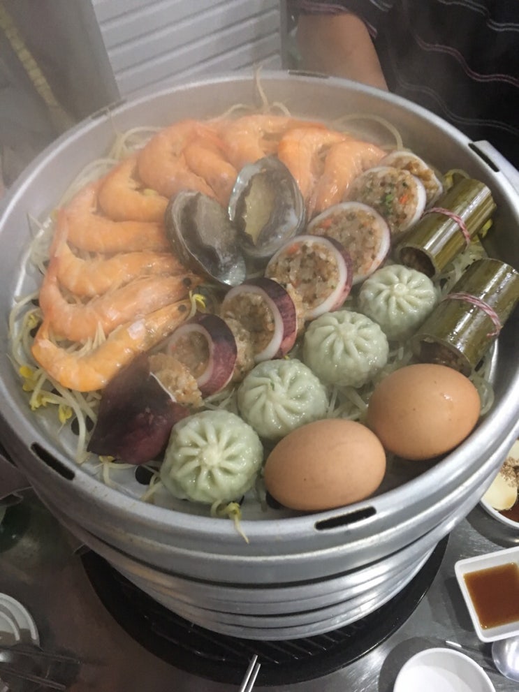  강릉여행&맛집 경포대/천사조개구이(4단조개찜)