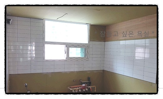 수내 쌍용아파트 수내 쌍용 600각 타일 욕실 리모델링