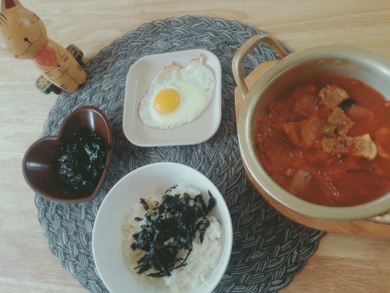 [백종원레시피:새마을식당 7분김치찌개만들기]