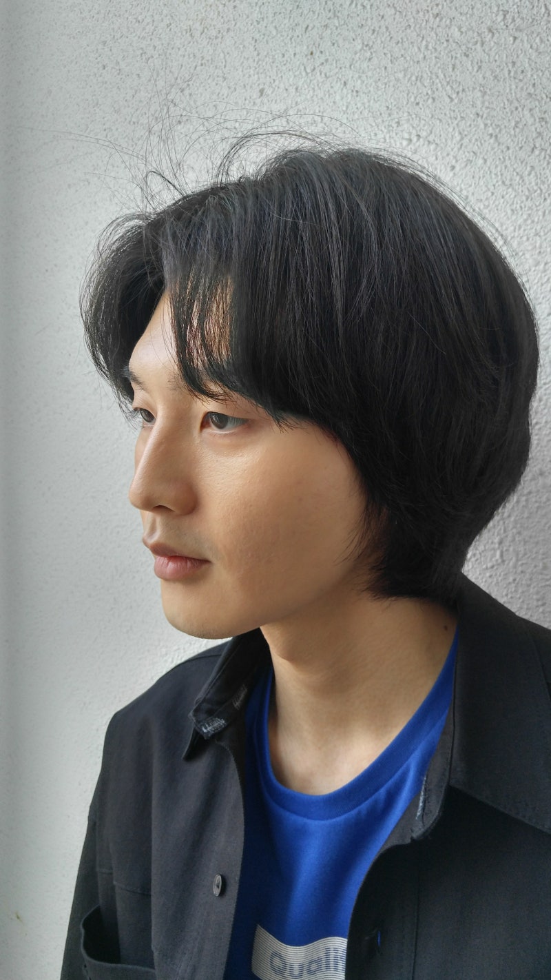 남자 긴머리 볼륨매직 레이어드컷으로 예수머리 연출 네이버 블로그