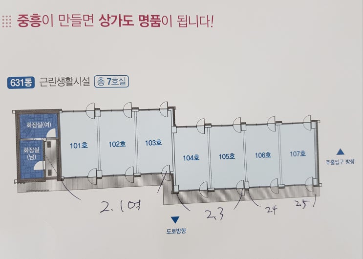  지축지구  중흥S클래스 단지내 상가 분양합니다.