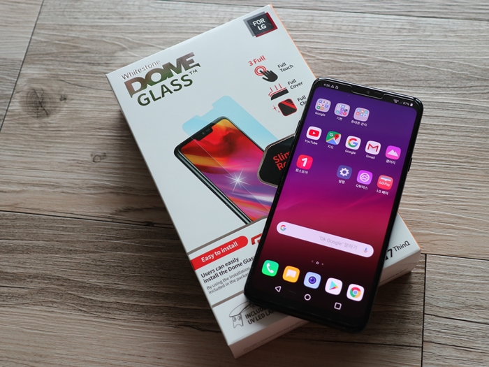  화이트스톤 LG G7 씽큐 강화유리 필름 돔글라스 추천 이유
