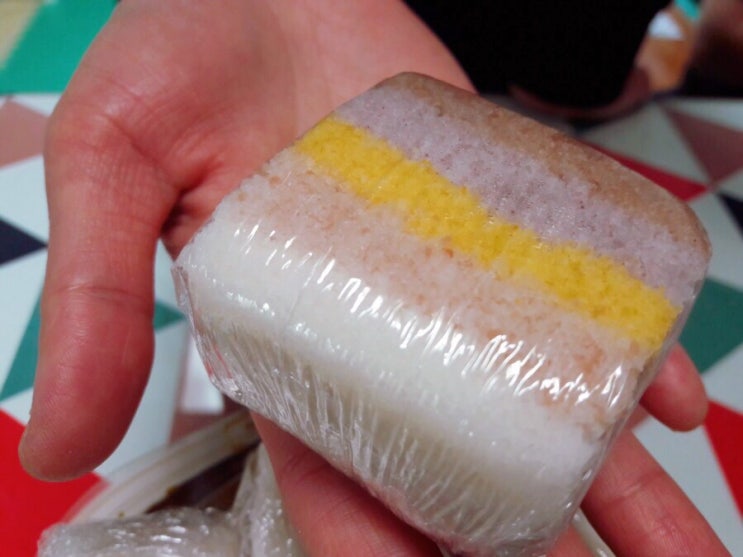  알록달록 고운빛깔 무지개떡, 무지개 떡케이크 만들기