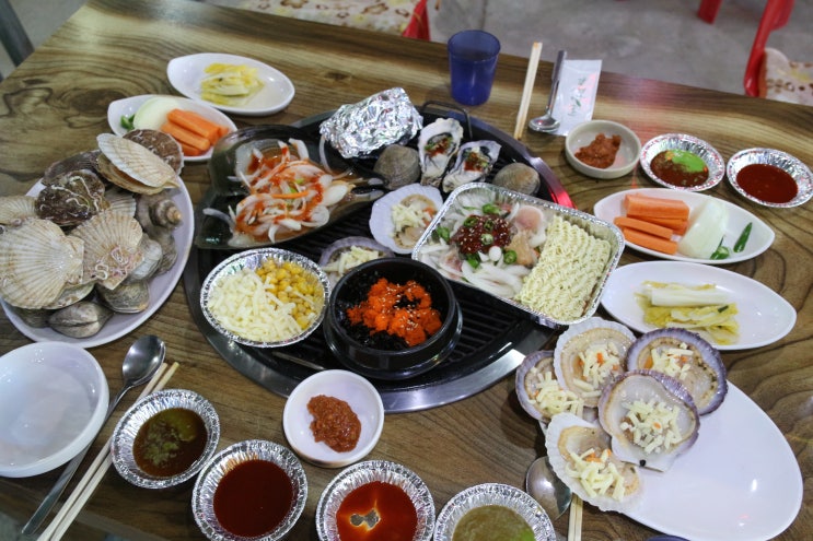  을왕리 맛집 구성이 좋아! 황신혜조개구이