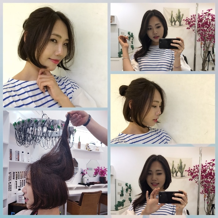  봉선동머리잘하는곳/일프로바이#긴머리레이어드컷#긴머리여자투블럭