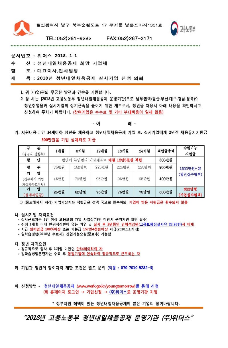 울산 청년내일채움공제운영기관 안내 네이버 블로그