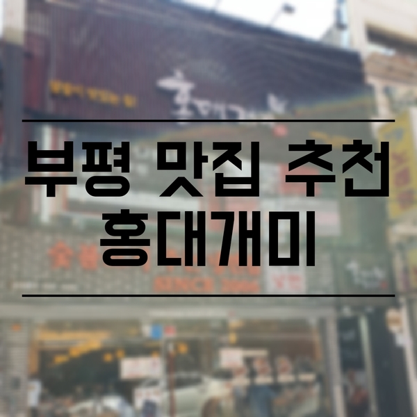[Food] 부평맛집, 덮밥이 맛있는 집_ 홍대개미
