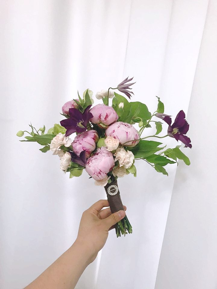 unlooked for blessing wedding bouquet : 작약 믹스 부케