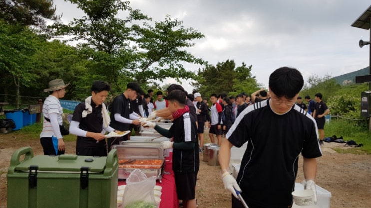  부산해사고 등반급식 다녀왔습니다