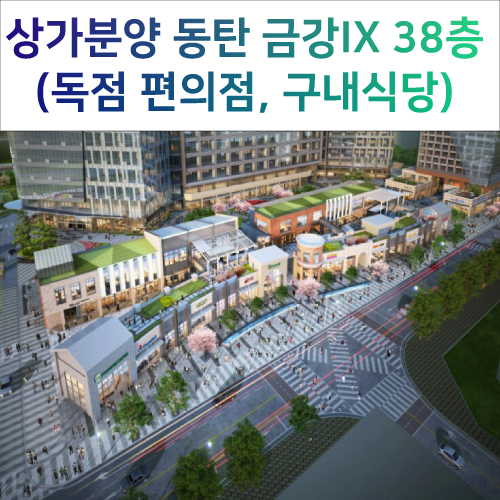  [독점상가분양]동탄2신도시 금강펜테리움IX 상가추천