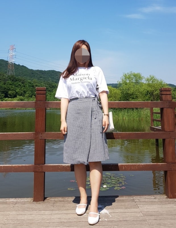 201806 화이트톤 빅사이즈 데이트룩 뚱뚱한여자 코디 네이버 블로그