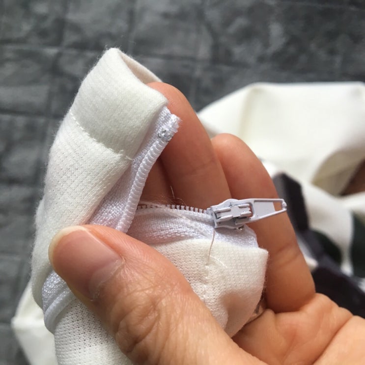  지퍼 빠졌을 때
