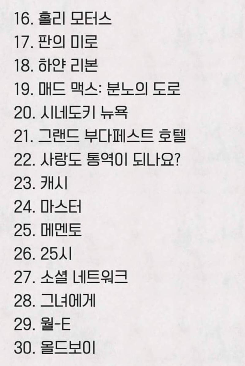 BBC선정 죽기전에꼭봐야할 영화 100선 : 네이버 블로그 Bbc선정 죽기전에꼭봐야할 영화 100선 : 네이버 블로그