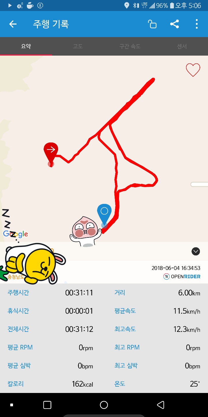 [18.06.04] SONY WI-SP600N 와 함께 6KM 달리기