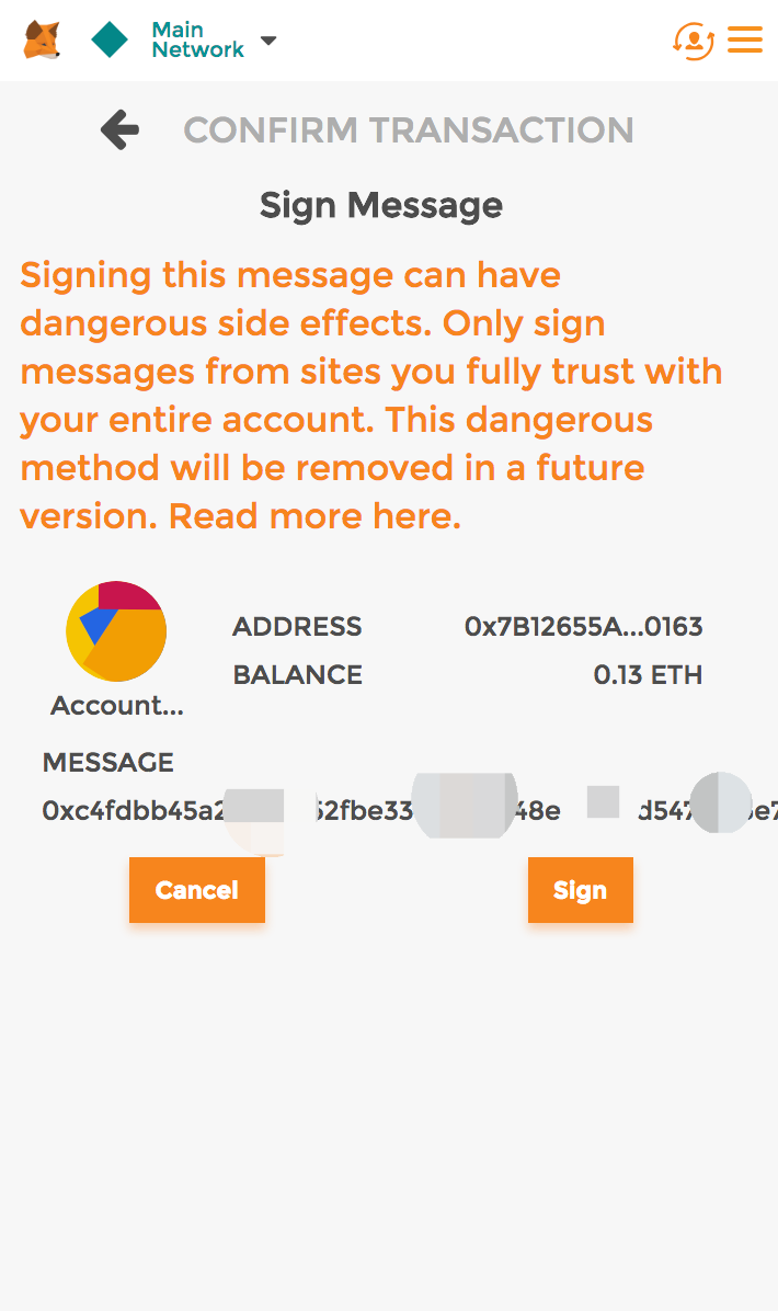 레이더 릴레이에서, 메타마스크로 서명하기 : 네이버 블로그