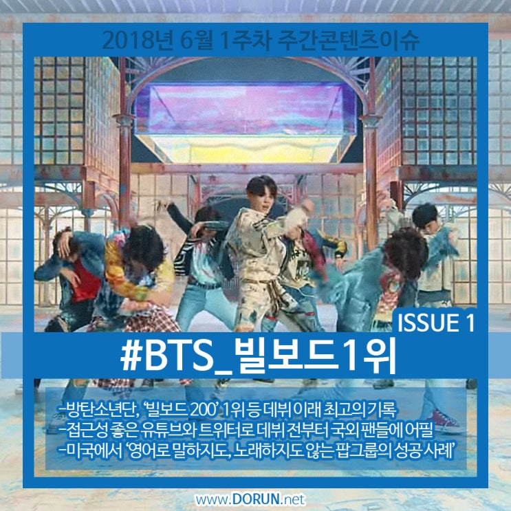 2018년 6월 1주차-No.1 콘텐츠 이슈-BTS 빌보드1위 2018년 6월 1주차-No.1 콘텐츠 이슈-BTS 빌보드1위