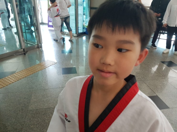  아들 태권도 2품심사~