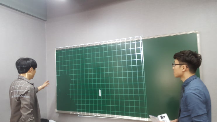  전주 학원 수업용 프로젝터 설치 비비텍 4000안시 프로젝터