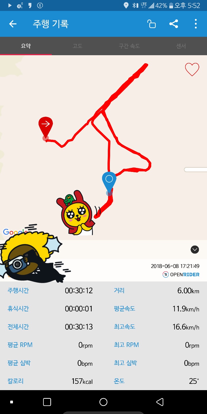 [18.06.08] SONY WI-SP600N 와 함께 6KM 달리기