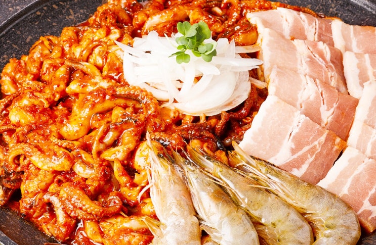  제주시 삼화 매콤쭈꾸미맛집! 만두무료쿠폰!