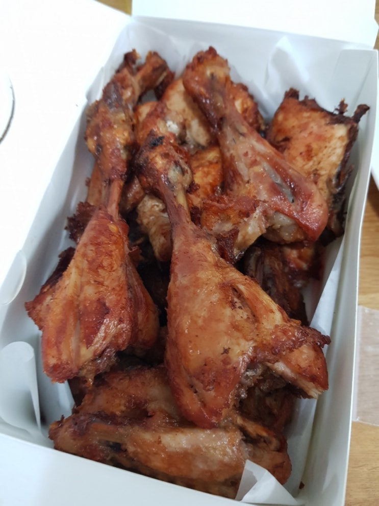  부평시장역 맛집, 79수제치킨 포장했어요