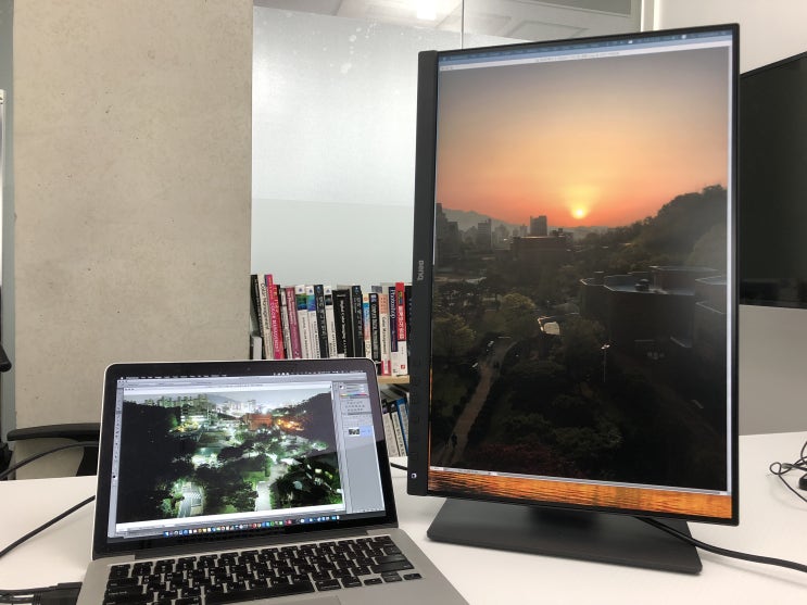  벤큐 BenQ SW240 전문가용 LCD 모니터 화질 리뷰