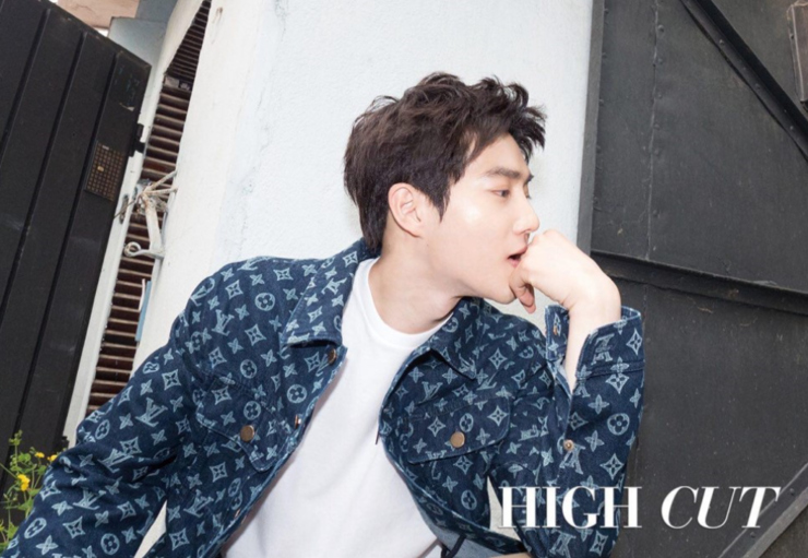 High Cut: EXO Suho's 'Student A' Pictorial Filming Set