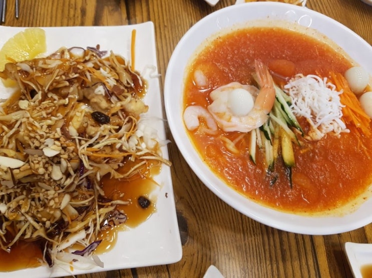  안락동 맛집. 김우성 in 차이나 탕수육 해물냉짬뽕 맛있어요!