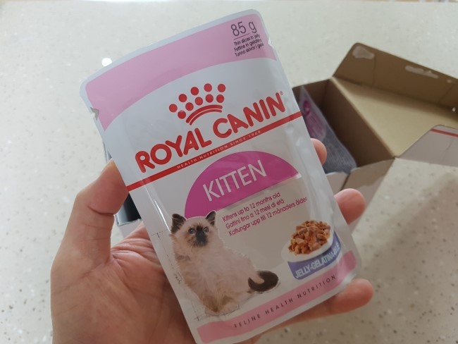  [고양이 주식 파우치]로얄캐닌 키튼 인스팅티브 젤리 파우치 후기 & 보관법 (마더&베이비캣 무스캔 비교)