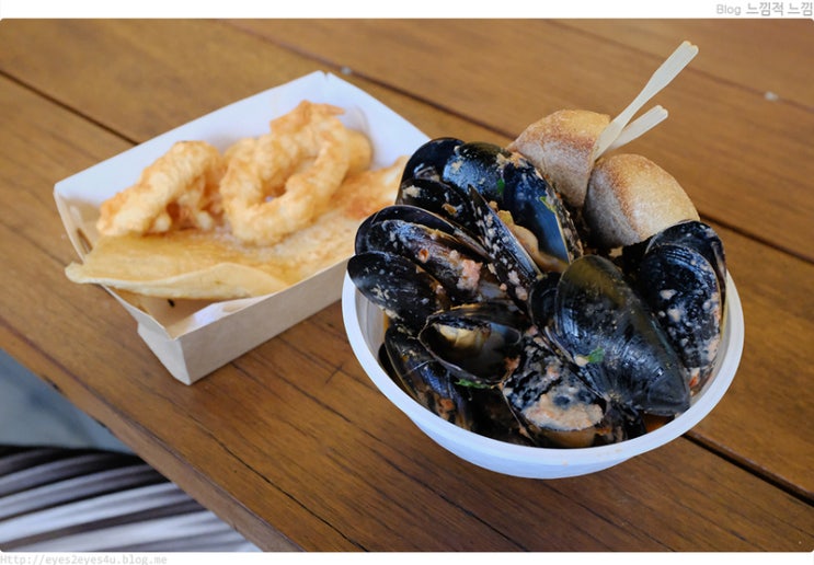  멜버른/멜번 맛집 순례 -  프라한 마켓에서 주전부리  The Mussel Pot 과 ANN's Fish n Chips