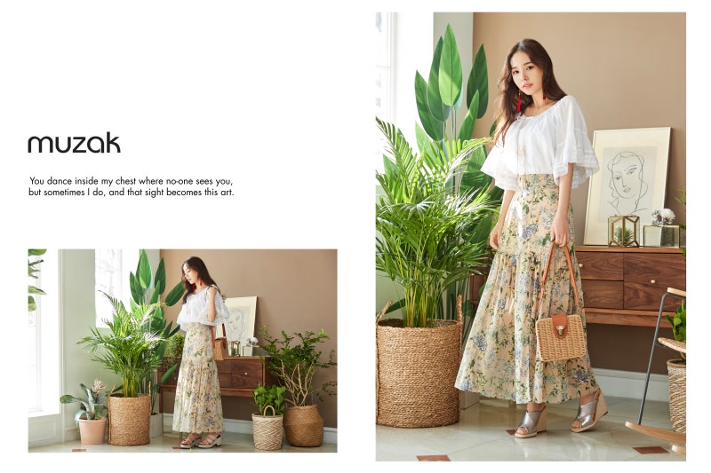 [muzak] 무자크 2018 Summer Collection :: 블라우스 / 스커트 / 민효린코디 / 여름룩