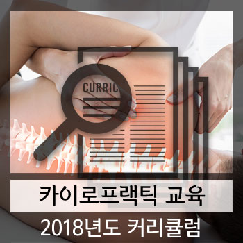  2018년도 카이로프랙틱교육 커리큘럼[롤핑요법 기본커리큘럼에 추가]