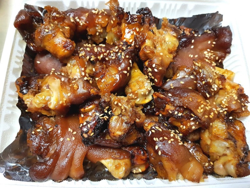제주 아라동 맛집 바베큐통족구이보쌈 아라동 포장 배달 족발 보쌈 / 족발 데우기 식은 족발 ....