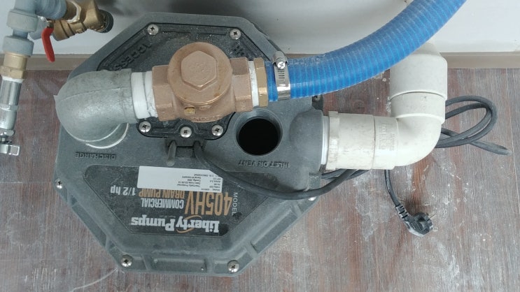 자동배출 씽크대용 펌프 씽크대 원통형 리버티펌프(Liberty Pump) 시스템