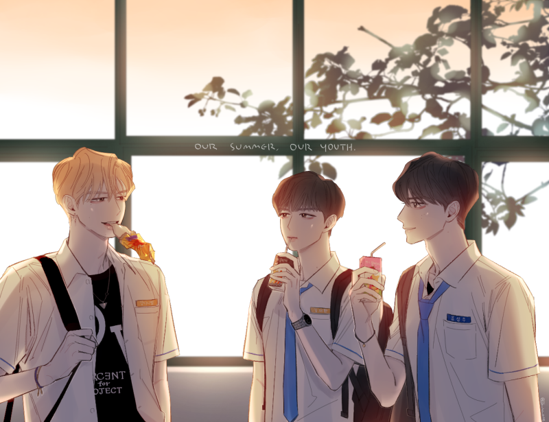 워너원 옹녤환(옹성우&강다니엘&김재환) 팬아트