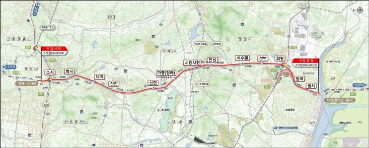 기다렸던 서해선(소사~원시)이 개통됩니다.