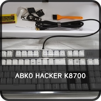  ABKO HACKER K8700 앱코 게이밍 키보드 리뷰