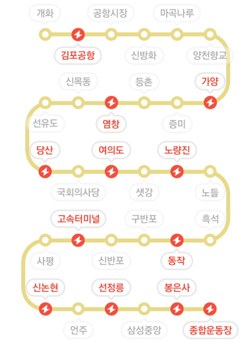 지하철 9호선 급행 노선도 & 막차 시간표 : 네이버 블로그