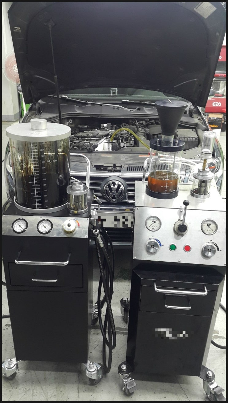  파샤트 2.0 TDI 엔진오일교환 