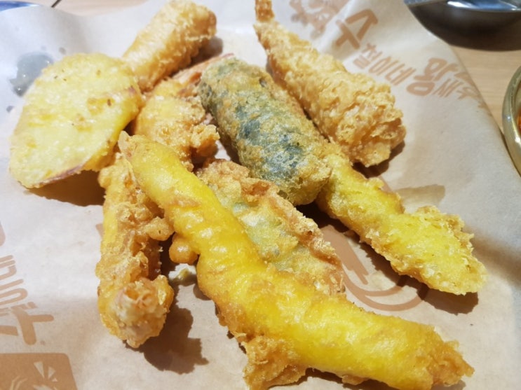  인천 부평시장역 분식 맛집, 수철이네왕새우튀김