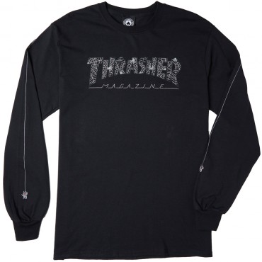 트와이스 채영 Thrasher Web Long Sleeve T-Shirt : 네이버 블로그